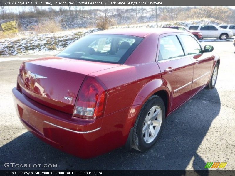 Inferno Red Crystal Pearlcoat / Dark Slate Gray/Light Graystone 2007 Chrysler 300 Touring