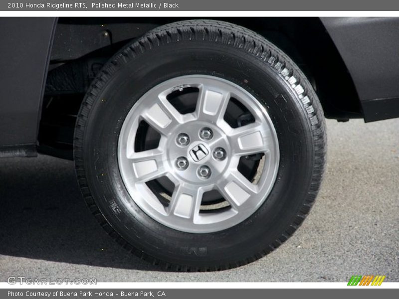 Polished Metal Metallic / Black 2010 Honda Ridgeline RTS