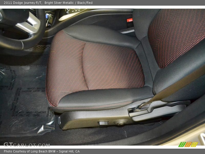 Bright Silver Metallic / Black/Red 2011 Dodge Journey R/T