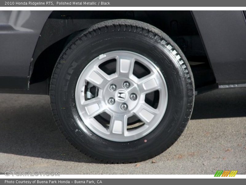 Polished Metal Metallic / Black 2010 Honda Ridgeline RTS