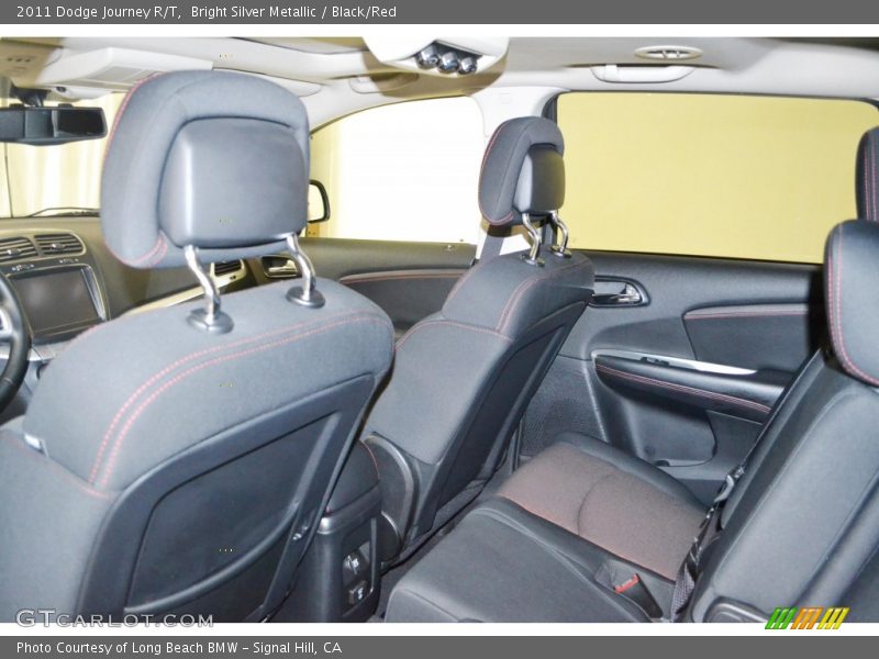 Bright Silver Metallic / Black/Red 2011 Dodge Journey R/T