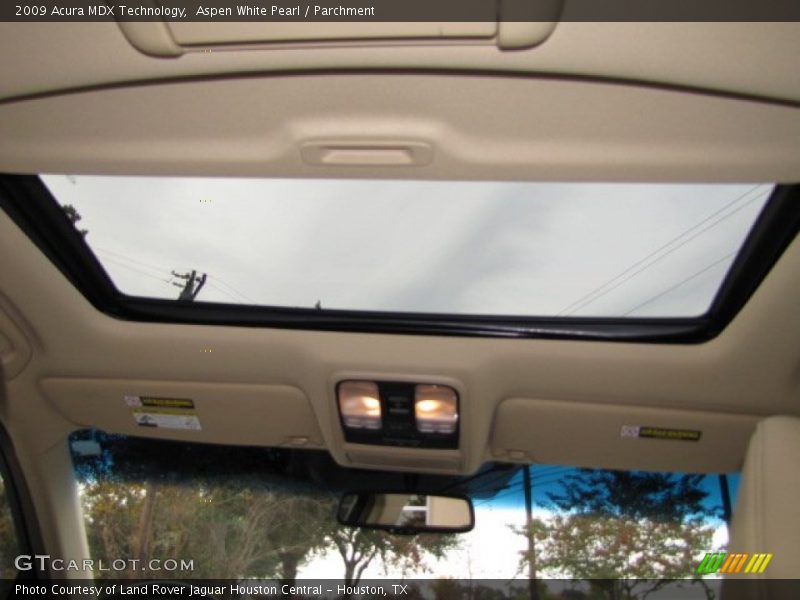 Aspen White Pearl / Parchment 2009 Acura MDX Technology