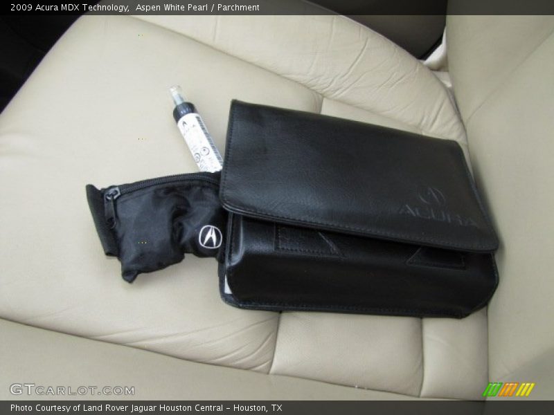 Aspen White Pearl / Parchment 2009 Acura MDX Technology