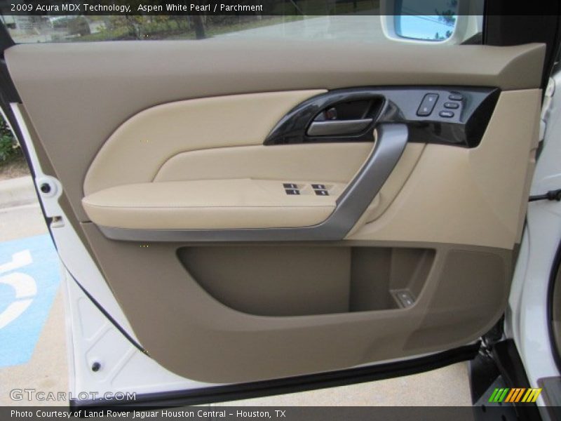 Aspen White Pearl / Parchment 2009 Acura MDX Technology