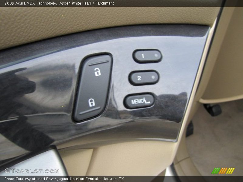 Aspen White Pearl / Parchment 2009 Acura MDX Technology