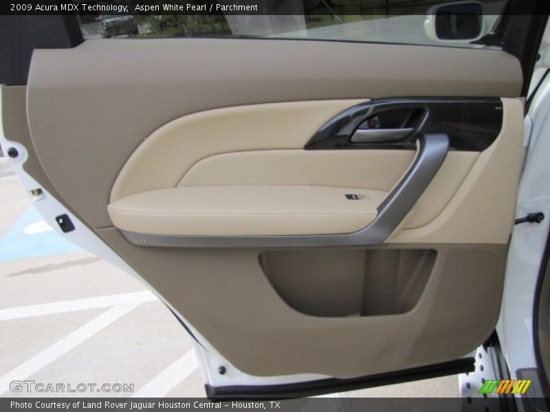 Aspen White Pearl / Parchment 2009 Acura MDX Technology