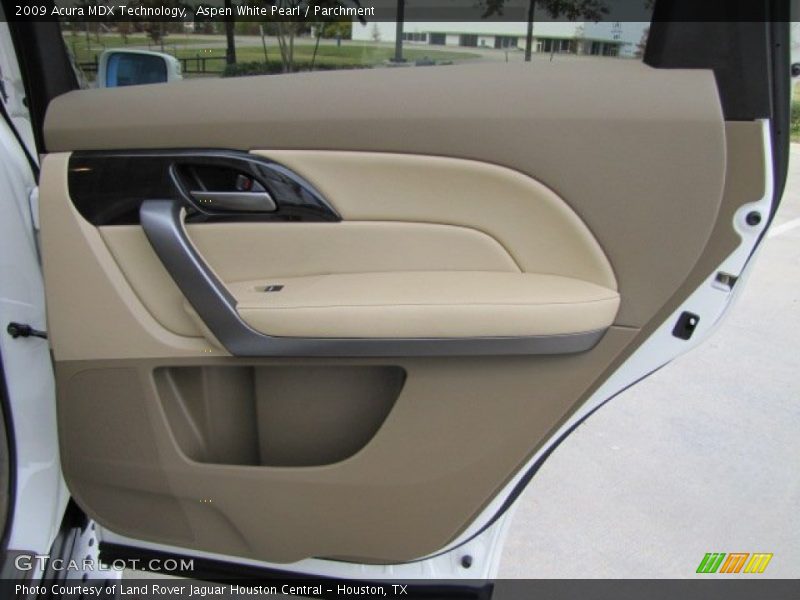 Aspen White Pearl / Parchment 2009 Acura MDX Technology