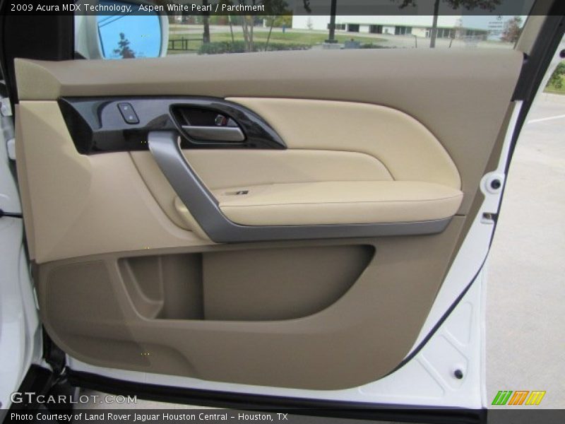 Aspen White Pearl / Parchment 2009 Acura MDX Technology