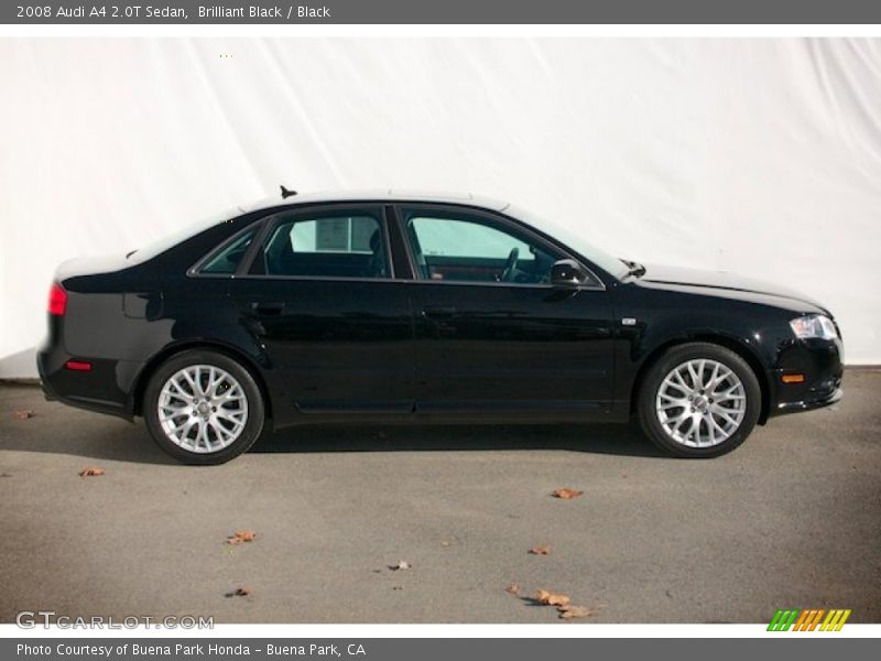 Brilliant Black / Black 2008 Audi A4 2.0T Sedan