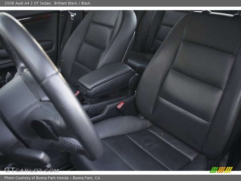 Brilliant Black / Black 2008 Audi A4 2.0T Sedan