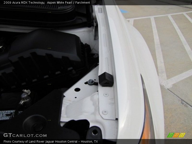 Aspen White Pearl / Parchment 2009 Acura MDX Technology