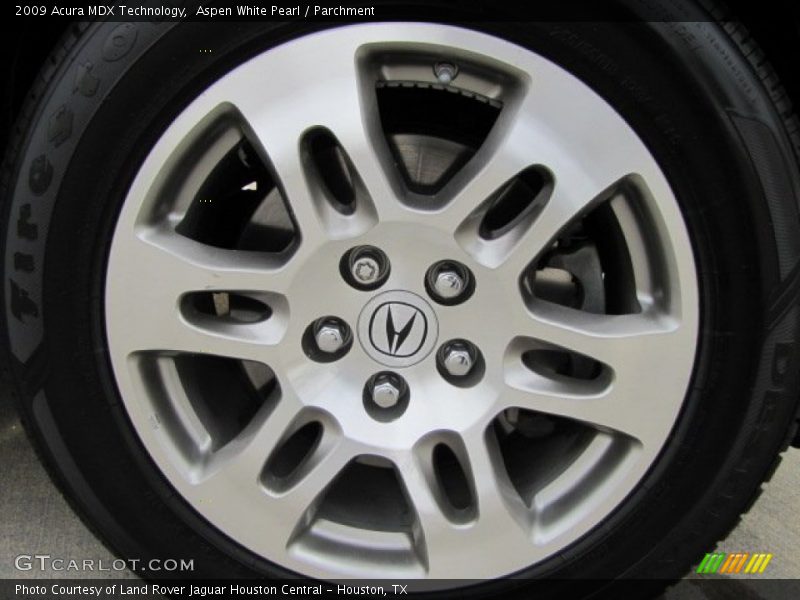 Aspen White Pearl / Parchment 2009 Acura MDX Technology
