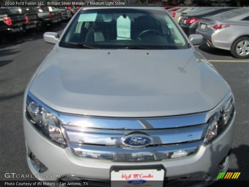 Brilliant Silver Metallic / Medium Light Stone 2010 Ford Fusion SEL