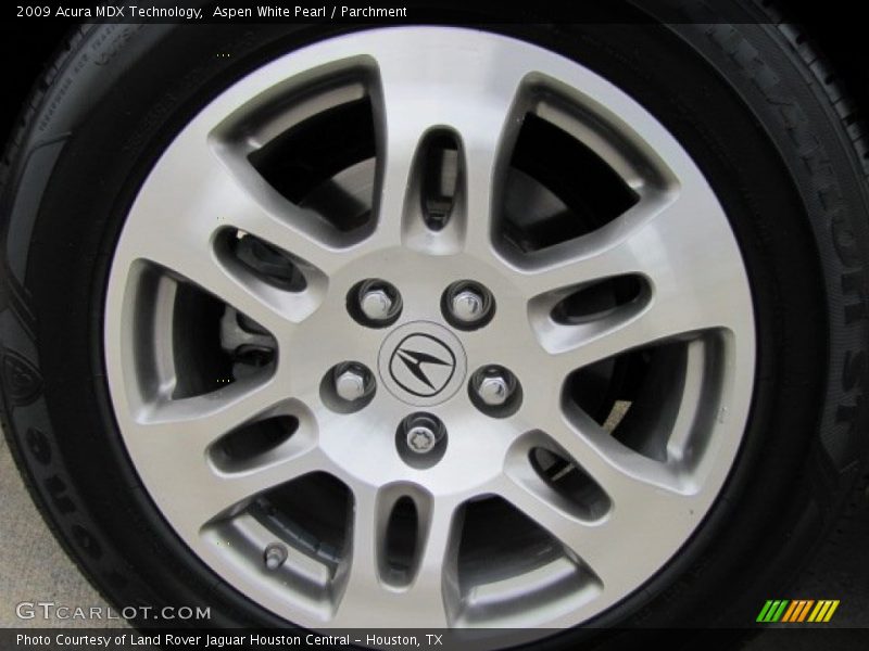 Aspen White Pearl / Parchment 2009 Acura MDX Technology