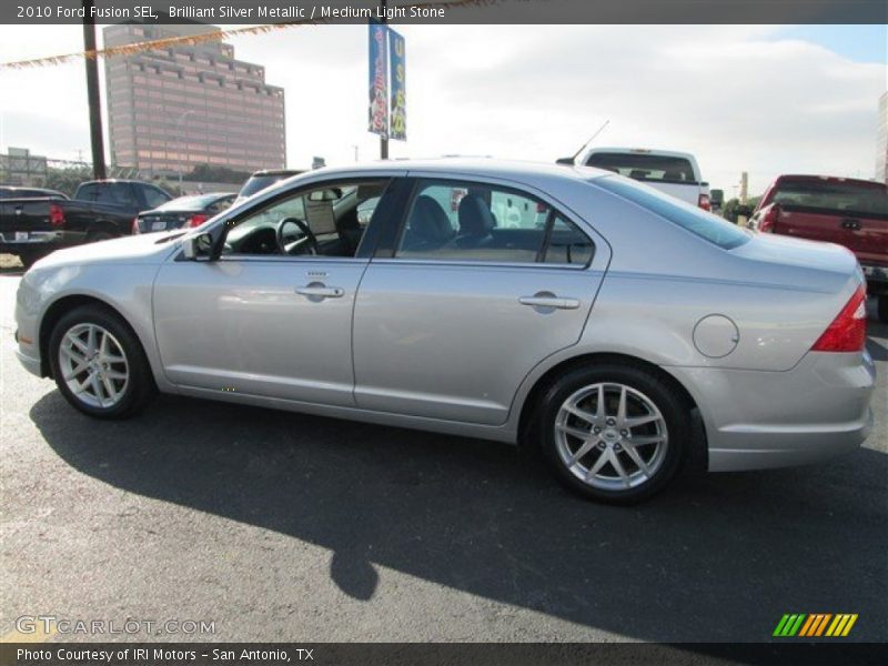 Brilliant Silver Metallic / Medium Light Stone 2010 Ford Fusion SEL