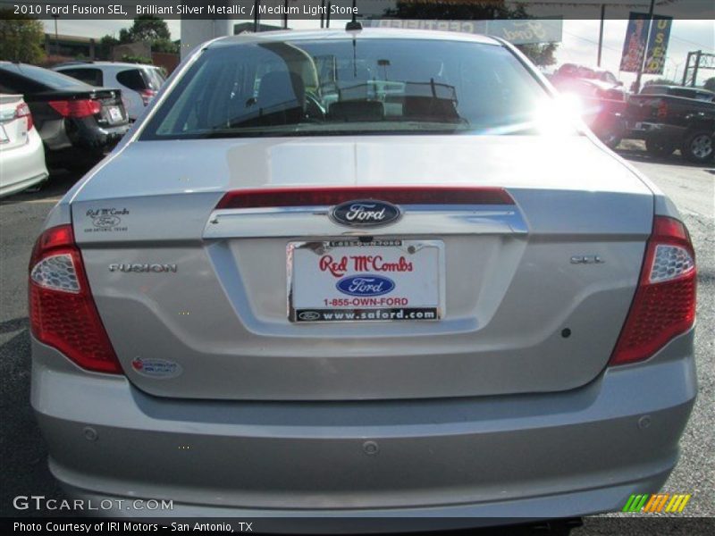 Brilliant Silver Metallic / Medium Light Stone 2010 Ford Fusion SEL