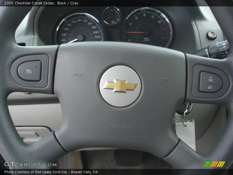 Black / Gray 2005 Chevrolet Cobalt Sedan