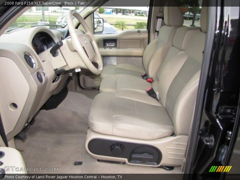 Black / Tan 2008 Ford F150 XLT SuperCrew