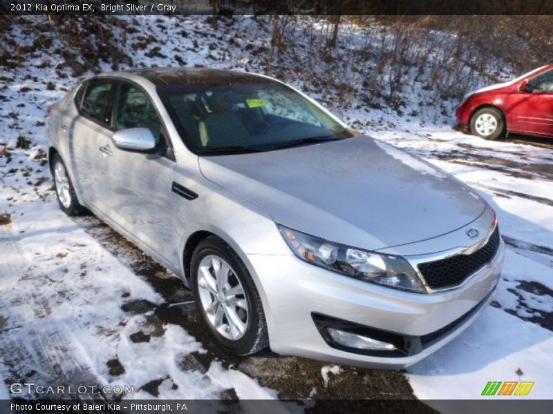 Bright Silver / Gray 2012 Kia Optima EX