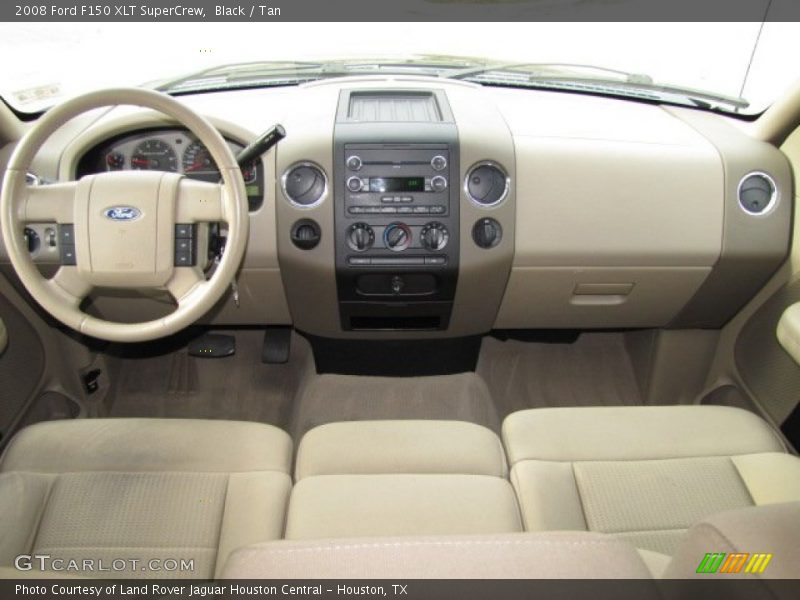Black / Tan 2008 Ford F150 XLT SuperCrew