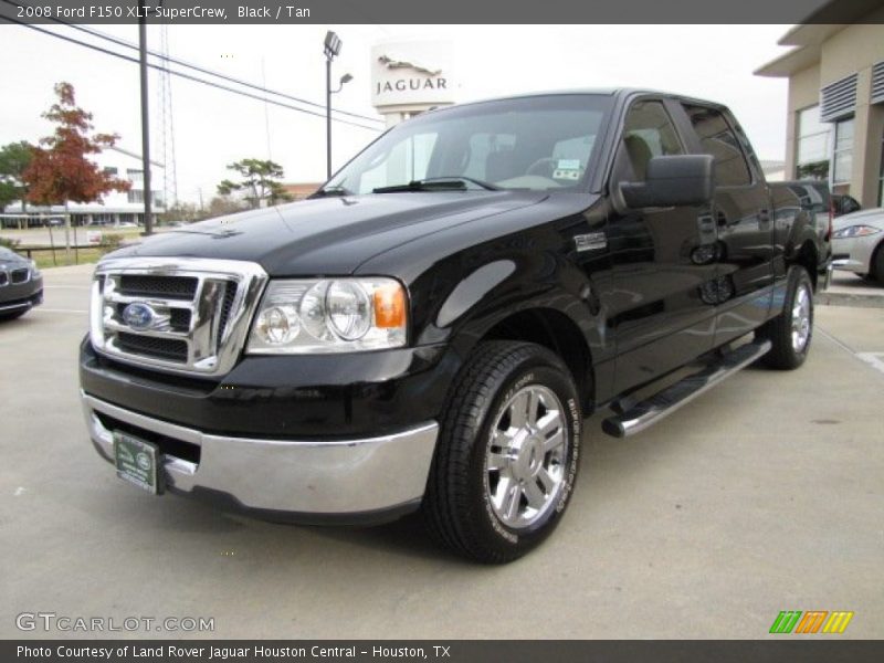 Black / Tan 2008 Ford F150 XLT SuperCrew