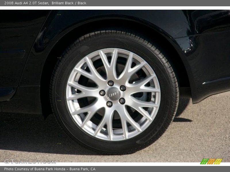 Brilliant Black / Black 2008 Audi A4 2.0T Sedan