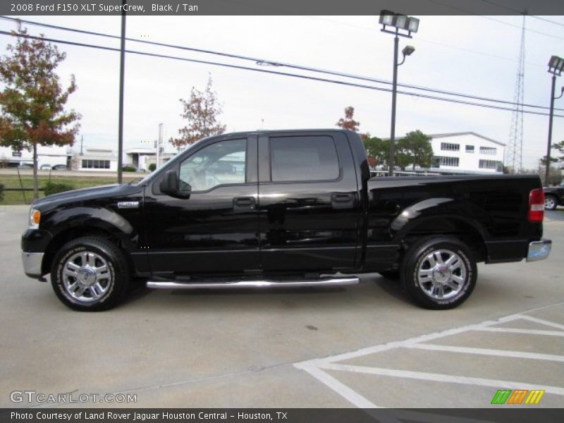Black / Tan 2008 Ford F150 XLT SuperCrew