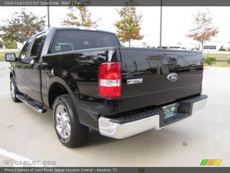 Black / Tan 2008 Ford F150 XLT SuperCrew