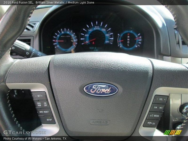 Brilliant Silver Metallic / Medium Light Stone 2010 Ford Fusion SEL