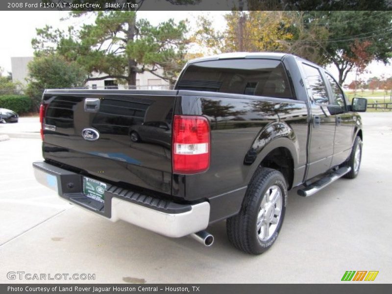 Black / Tan 2008 Ford F150 XLT SuperCrew