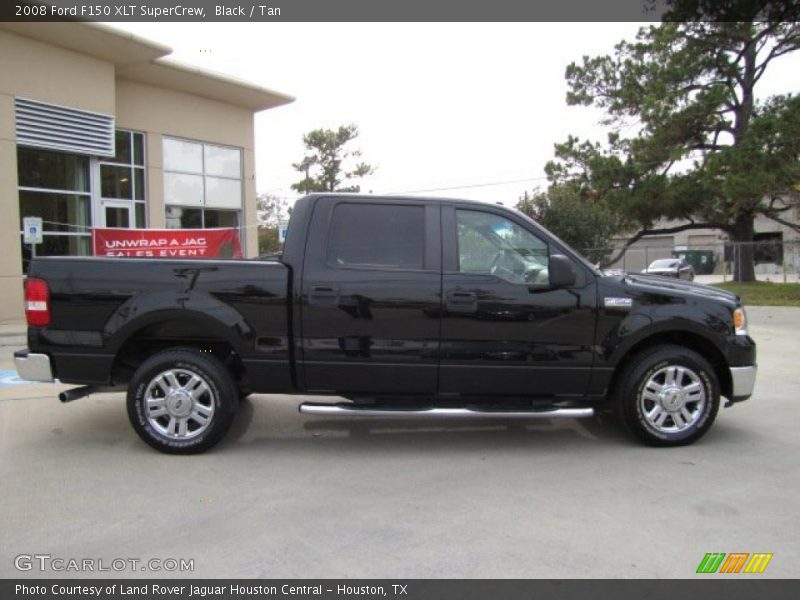 Black / Tan 2008 Ford F150 XLT SuperCrew