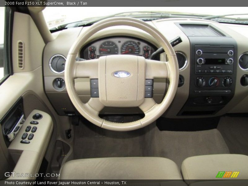 Black / Tan 2008 Ford F150 XLT SuperCrew