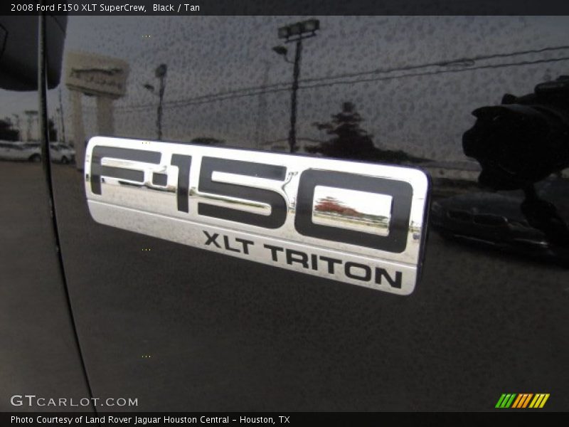 Black / Tan 2008 Ford F150 XLT SuperCrew