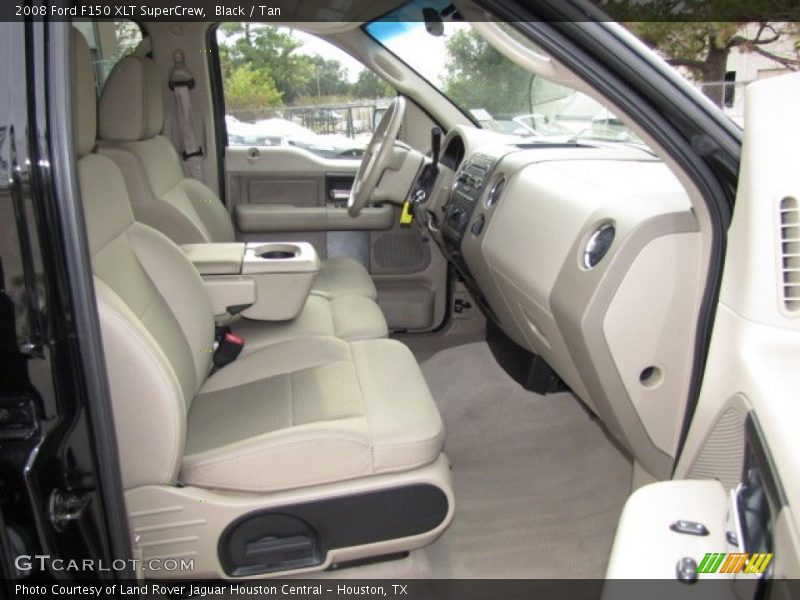 Black / Tan 2008 Ford F150 XLT SuperCrew