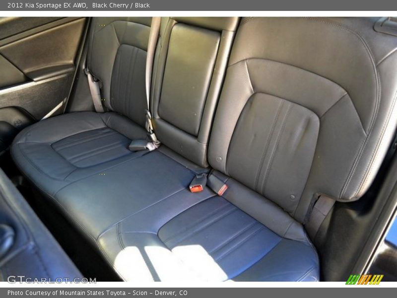 Black Cherry / Black 2012 Kia Sportage EX AWD