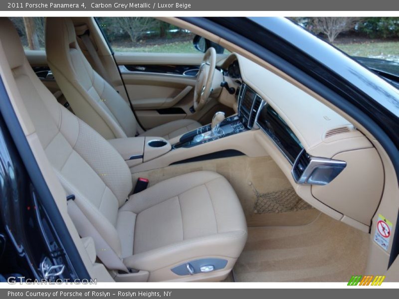 Carbon Grey Metallic / Luxor Beige 2011 Porsche Panamera 4