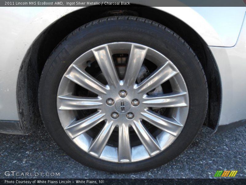Ingot Silver Metallic / Charcoal Black 2011 Lincoln MKS EcoBoost AWD