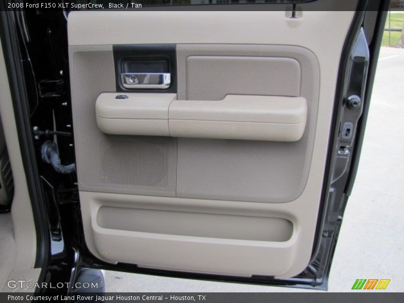 Black / Tan 2008 Ford F150 XLT SuperCrew