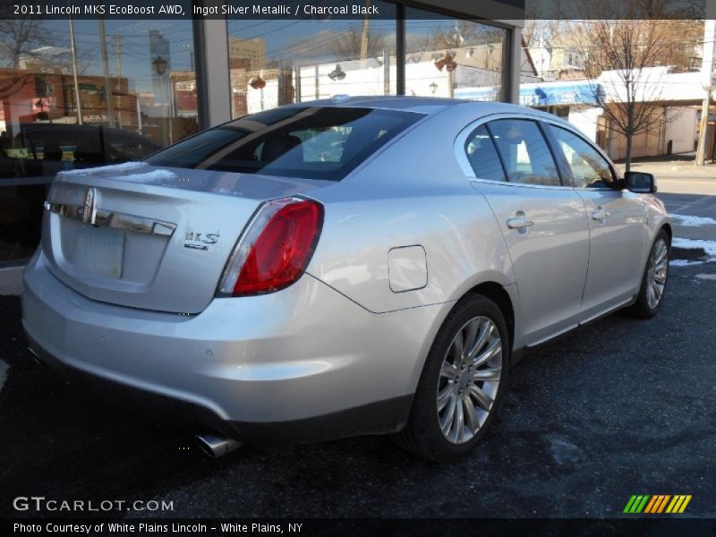 Ingot Silver Metallic / Charcoal Black 2011 Lincoln MKS EcoBoost AWD