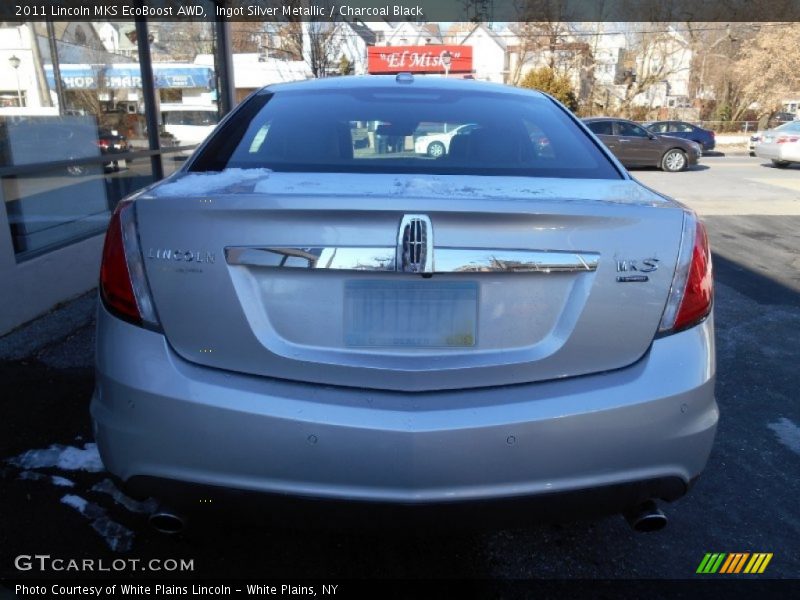 Ingot Silver Metallic / Charcoal Black 2011 Lincoln MKS EcoBoost AWD