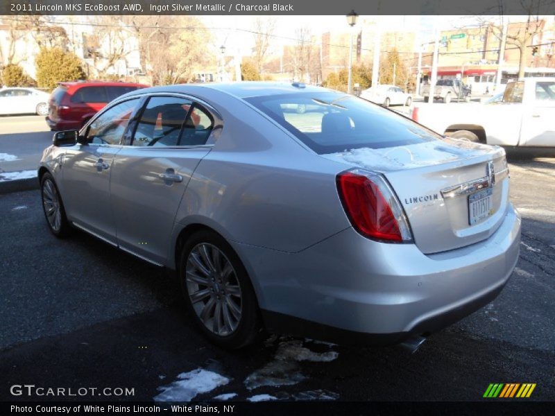Ingot Silver Metallic / Charcoal Black 2011 Lincoln MKS EcoBoost AWD