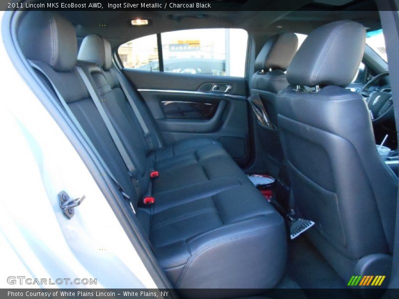 Ingot Silver Metallic / Charcoal Black 2011 Lincoln MKS EcoBoost AWD