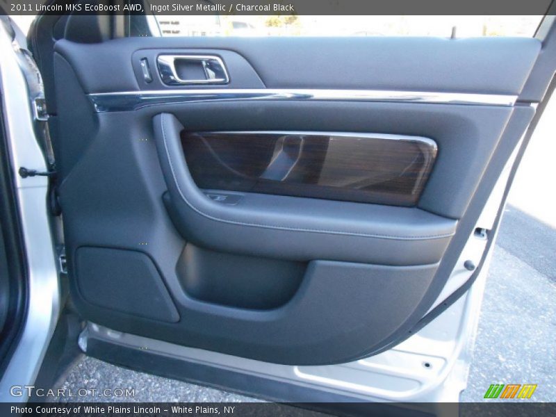Ingot Silver Metallic / Charcoal Black 2011 Lincoln MKS EcoBoost AWD
