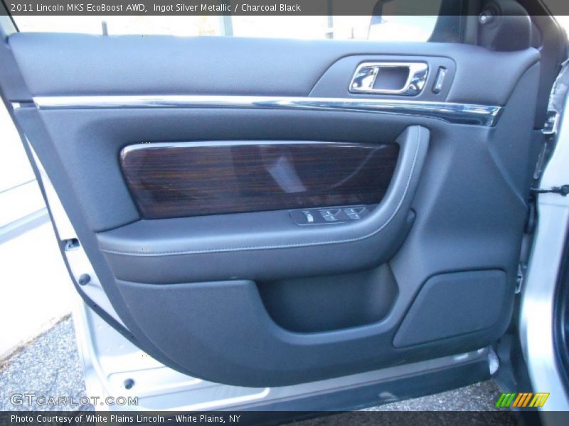 Ingot Silver Metallic / Charcoal Black 2011 Lincoln MKS EcoBoost AWD