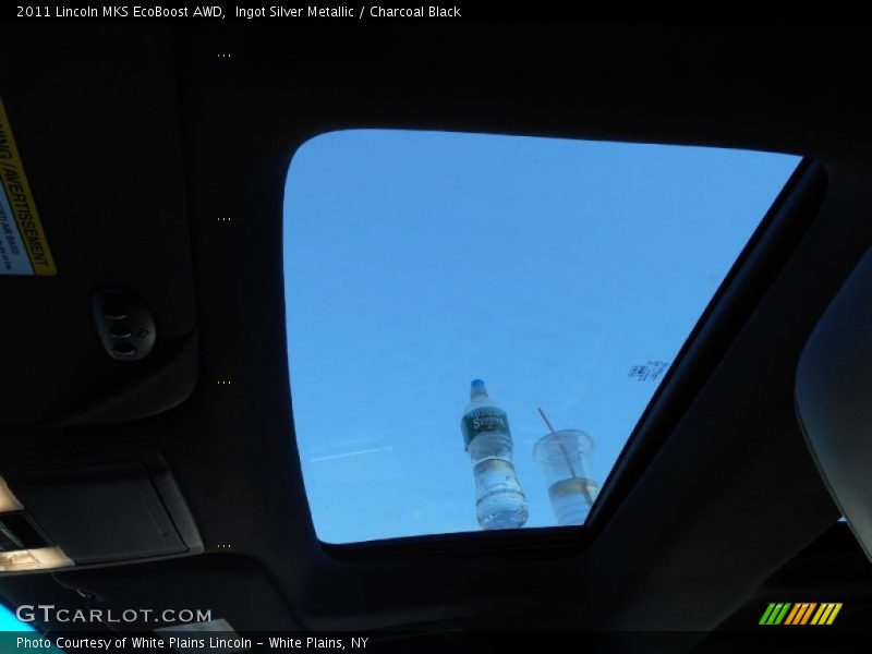 Ingot Silver Metallic / Charcoal Black 2011 Lincoln MKS EcoBoost AWD