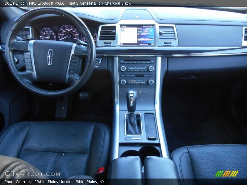 Ingot Silver Metallic / Charcoal Black 2011 Lincoln MKS EcoBoost AWD