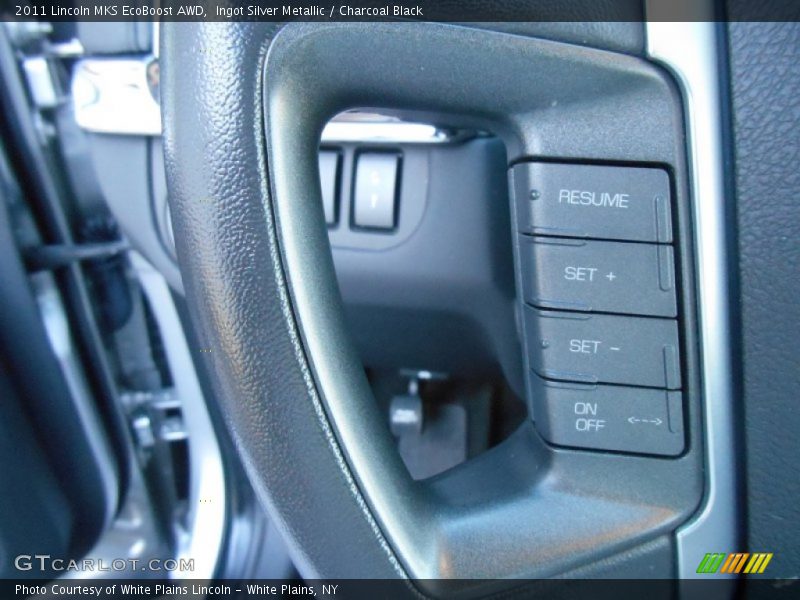 Ingot Silver Metallic / Charcoal Black 2011 Lincoln MKS EcoBoost AWD