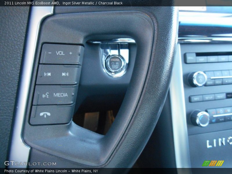 Ingot Silver Metallic / Charcoal Black 2011 Lincoln MKS EcoBoost AWD