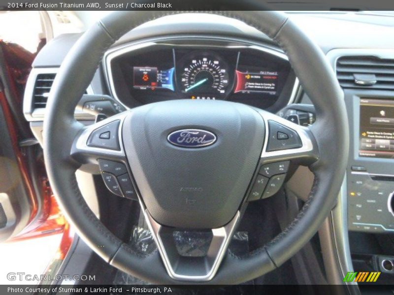  2014 Fusion Titanium AWD Steering Wheel
