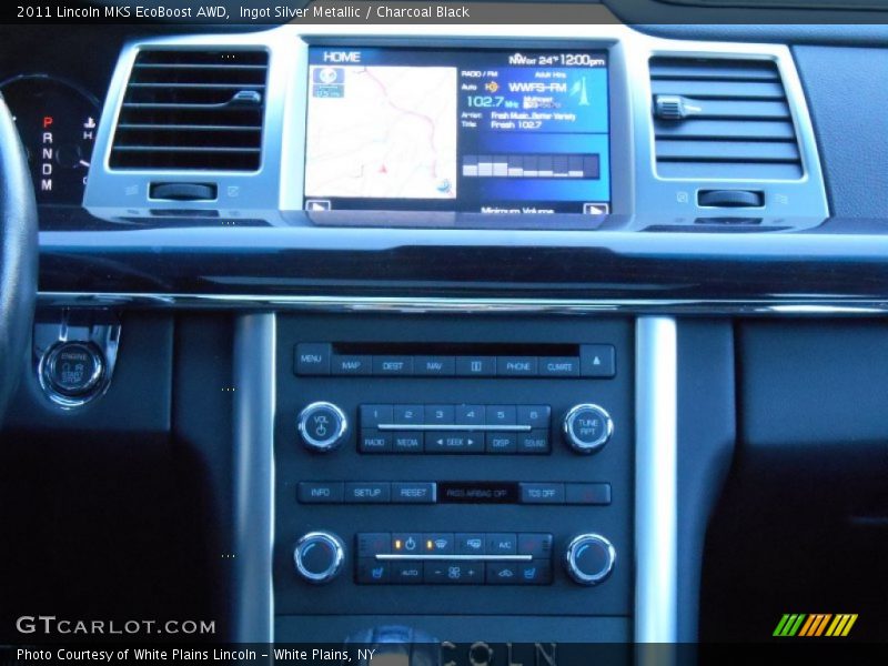 Ingot Silver Metallic / Charcoal Black 2011 Lincoln MKS EcoBoost AWD